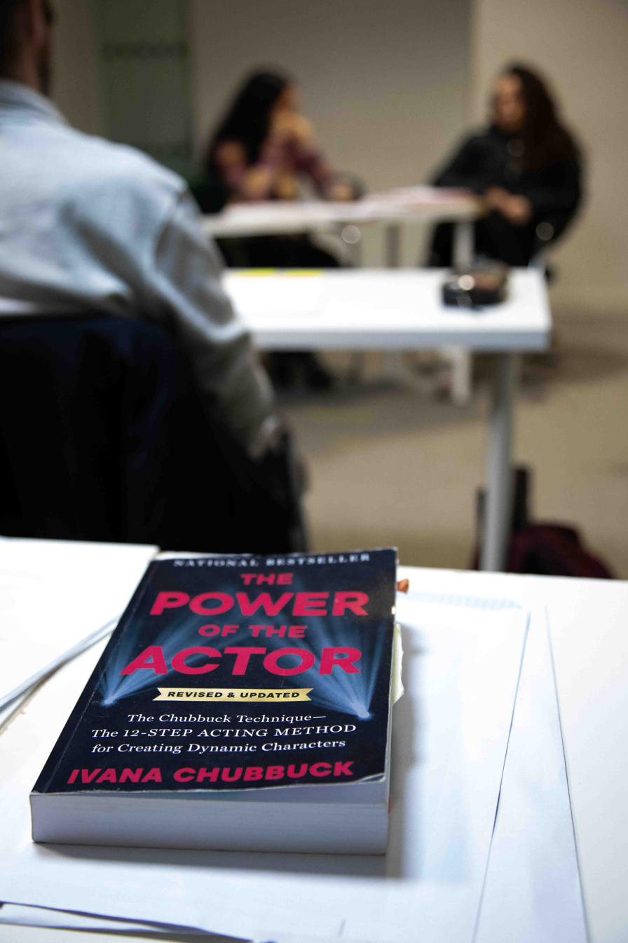 Actors in class with The Power of the Actor