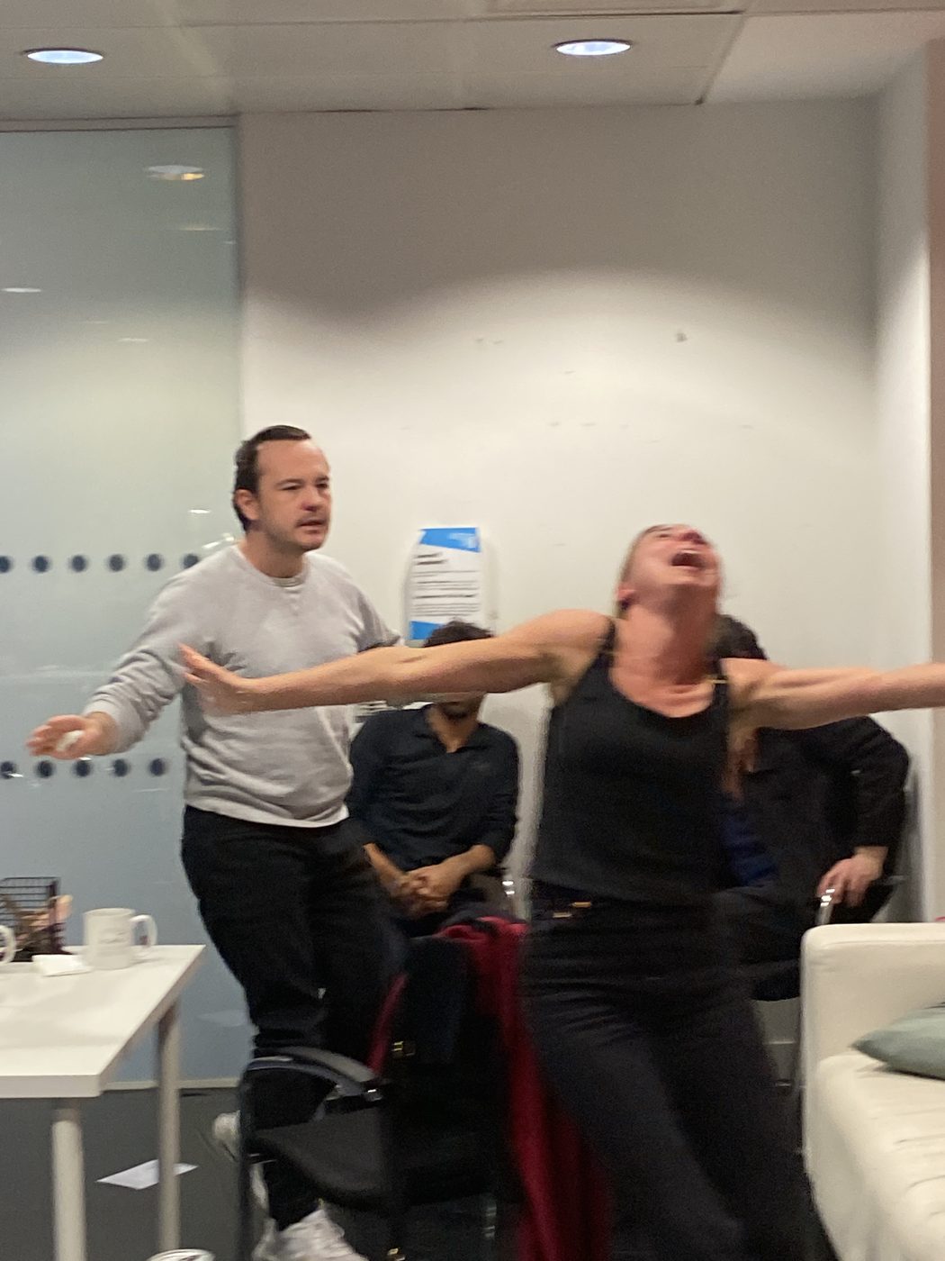 A dramatic moment in class